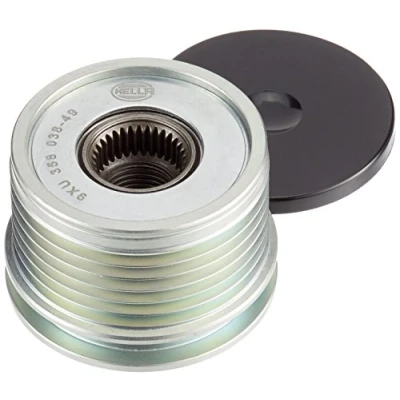 Abbildung von HELLA 9XU 358 038 491 Freilauf Lichtmaschine 43,7 mit Kappe RENAULT: SCENIC 3, CLIO 2 Kasten, Scénic 1, DACIA: Sandero I