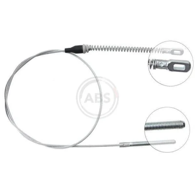 Abbildung von A.B.S. K15458 Handbremsseil 1078 Trommelbremse für Links /Rechtslenker OPEL: Corsa B Hatchback
