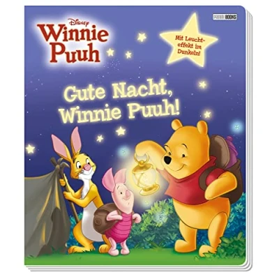 Abbildung von Disney Winnie Puuh: Gute Nacht, Puuh!: Pappbilderbuch mit Glow in the Dark Effekten auf jeder Seite