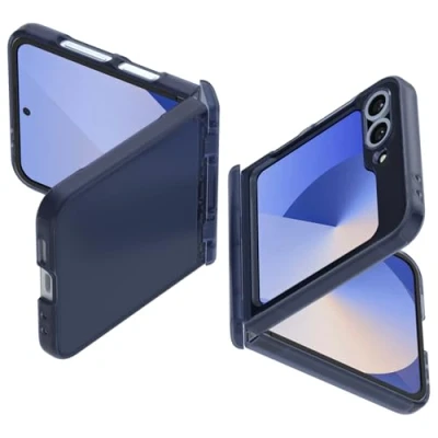 Abbildung von Spigen Ultra Hybrid Pro Hülle Kompatibel mit Samsung Galaxy Z Flip 6 Frost Navy Blue