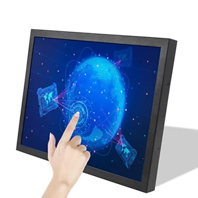 Abbildung von VSDISPLAY 15 Zoll Industrieller Touch Monitor mit Dual Lautsprechern, 38,1cm 1024x768 HD 400 nit IPS Resistenter Sensor LCD Bildschirm HDMI VGA DVI Video Eingang