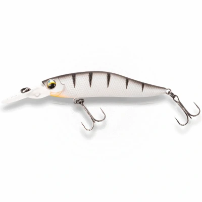 Abbildung von LMAB KØFI Flash Vibe 80 Suspending Medium Runner Twitchbait 8cm (11g) White Tiger Wobbler