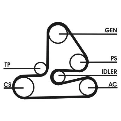 Abbildung von CONTITECH CT906WP1 Wasserpumpe + Zahnriemensatz 136 CITROËN: Xsara Hatchback, Estate