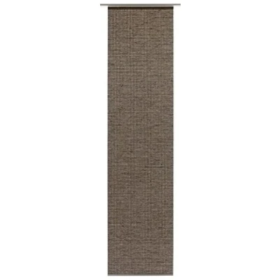 Abbildung von GARDINIA Flächenvorhang, Schiebegardine, Blickdicht, Vorhang / Gardine mit Natur Optik, Erde, 60 x 245 cm (BxH), 1 Stück