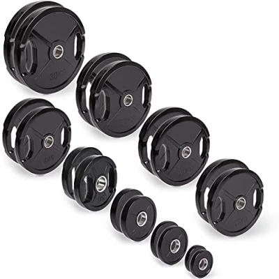 Abbildung von C.P. Sports Olympiascheiben gummiert 1 Paar 50mm Hantelscheiben, Gewichtsscheiben Bodybuilding, Gewichtheben, Krafttraining, Fitness 1,25kg