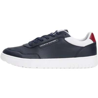 Abbildung von Tommy Hilfiger Herren Court Sneaker Basket Core Lite Low Top, Blau (Desert Sky), 44