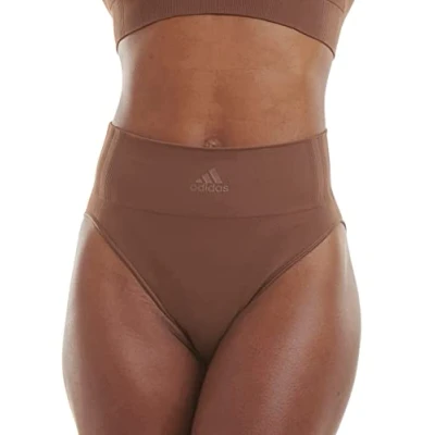 Abbildung von adidas Damen Sport 720 Seamless High Leg Brief Slip 4A4H62 Slip, Toasted Mocha, S