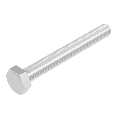 Abbildung von SECCARO Sechskantschraube M6 x 50 mm, Edelstahl V2A VA A2, DIN 933 / ISO 4017, Außensechskant, 20 Stück