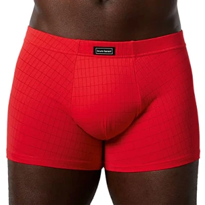 Abbildung von bruno banani Herren Hipshort Check Line 2.0 Boxershorts, Schwarz (Schwarz Karo 125), Small (Herstellergröße: S)