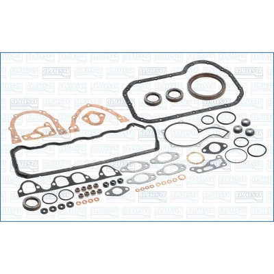 Abbildung von AJUSA 51010400 Dichtungsvollsatz, Motor ohne Zylinderkopfdichtung, mit Ventilschaftabdichtung AUDI: 80 B4 Avant, A4 B5 A6 C4 Avant