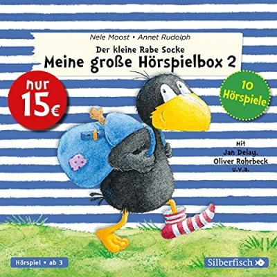 Abbildung von Der kleine Rabe Socke Meine große Hörspielbox 2 (Der Socke): Alles verschenkt!, Winter!, gebacken!, taut! / ... verbummelt!, besser!: 3 CDs