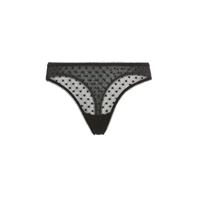 Abbildung von Lascana LSCN BY Thong String, Damen, Größe: 40/42, Black