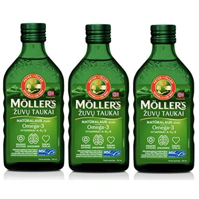 Abbildung von Möller&#039;s Omega 3 Lebertran Natur (250ml) Pack