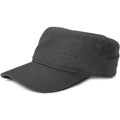Abbildung von styleBREAKER Unisex Cap im Military Stil aus robustem Baumwoll Canvas, Klettverschluss verstellbar 04023020, Farbe:Navy