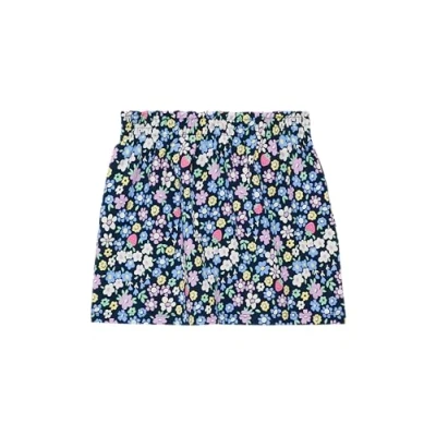 Abbildung von Rock mit All Over Print und Elastikbund Navy 98