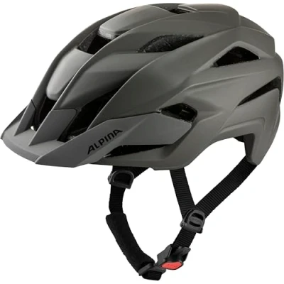 Abbildung von ALPINA KAMLOOP Individuell Anpassbarer, Leichter &amp; Sicherer Fullface Fahrradhelm mit Kinnbügel, für Erwachsene, Coffee Grey matt, M (56 59 cm)