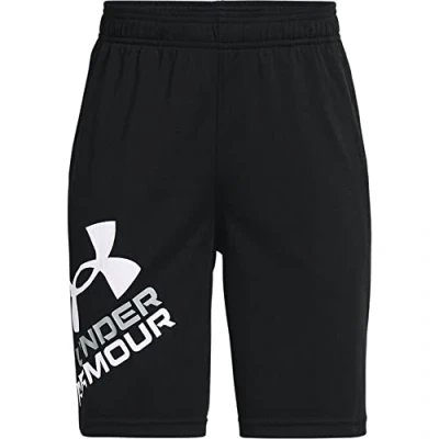 Abbildung von Under Armour Prototype 2.0 Logo Shorts Jungen Schwarz, Weiß, Größe XS