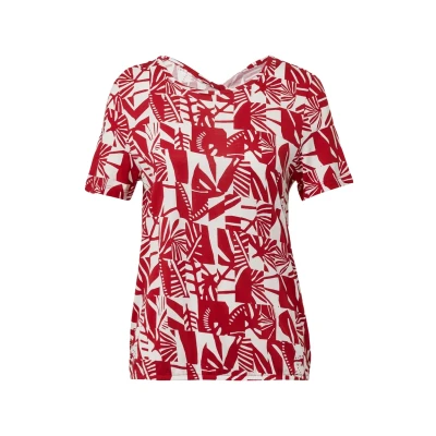 Abbildung von s.Oliver Tshirt print, Damen, Größe: 46, Mohnrot