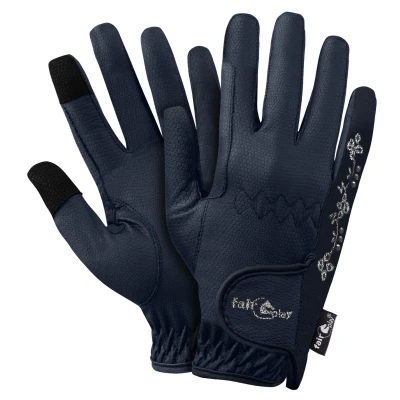 Abbildung von Fair Play Handschuhe Asti Fleur Navy L