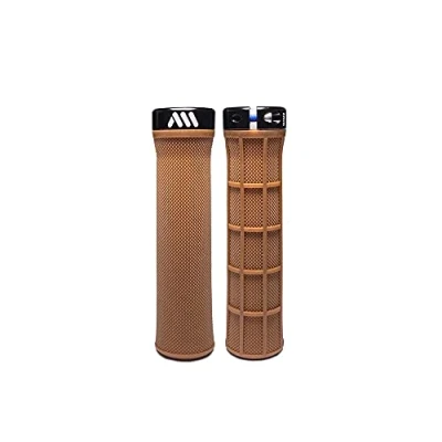 Abbildung von All Mountain Style Fahrradgriffe Berm Grip Model Fahrradlenkergriffe Lenker Handgriffe MTB 135 mm 100 g Feste und leichte Befestigung der Griffe am Fahrradlenker Ideales Zubehör