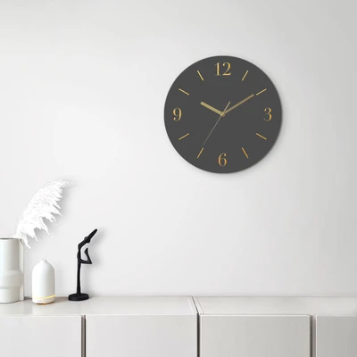 Abbildung von Leonique Wanduhr »Aurum« analog, 30 cm