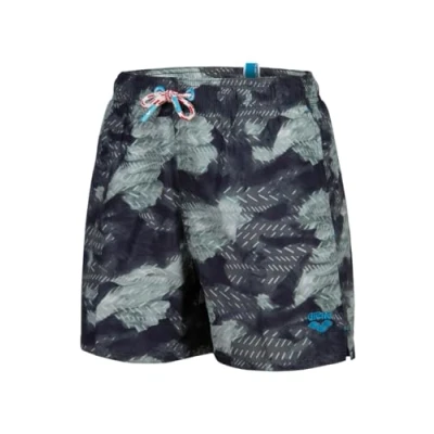 Abbildung von Arena Jungen Boy&#039;s Water Prints Beach Boxer Ao Swim Trunks, Asphalt Multi, 164 EU