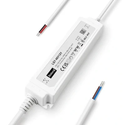 Abbildung von illuburg LED Trafo 12V 40W Wasserdicht IP67 Flackerfrei für Strip Lampe Netzteil Treiber Power Supply