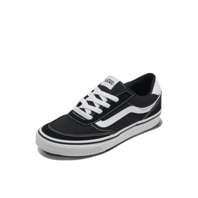 Abbildung von Vans Herren Brooklyn Ls Sneaker, Suede Canvas Black White, 46 EU