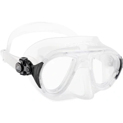 Abbildung von Cressi Erwachsene Calibro Tauchmaske, Transparent/Schwarz, Uni
