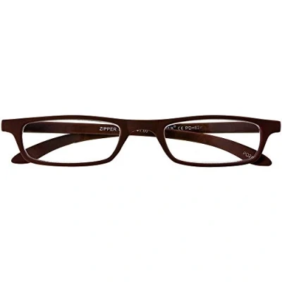 Abbildung von I NEED YOU Lesebrille Zipper / +2.00 Dioptrien Braun