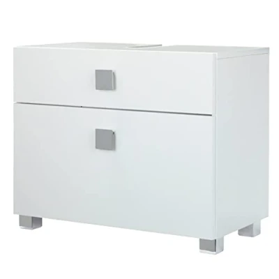 Abbildung von Schildmeyer 105841 Waschbeckenunterschrank, 65 x 53,5 32,5 cm, weiß
