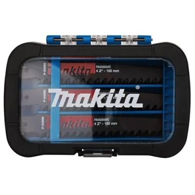 Abbildung von Makita P 81278 Reciprosägeblatt Set 27 teilig in Aufbewahrungsbox, 27x Holzblatt 150mm 04999, für Holz von 8 100 mm Materialstärke