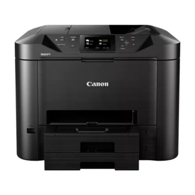 Abbildung von Canon Maxify MB5450 4 in 1 Farbtintenstrahl Multifunktionsgerät (Drucken, Kopieren, Scannen und Faxen, XL Tinten, Duplex, USB, LAN/WLAN,D ADF) schwarz