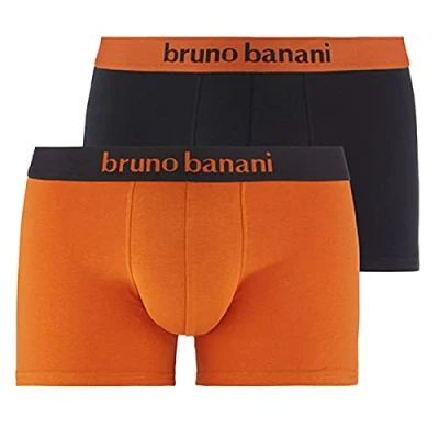 Abbildung von Bruno Banani 2ER PACK Panties Kürbis schwarz, Herren, Größe: Medium, schwarz