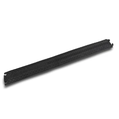 Abbildung von cartrend 10435 Kabelbrücke Schlauchbrücke Überfahrschutz Kabelschutz Kabelkanal Brücke Kabel mit Stecksystem, erweiterbar, Schwarz, 100 cm (1 Packung)