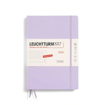 Abbildung von LEUCHTTURM1917 370581 Wochenplaner 2025, Composition B5 Hardcover 12 Monats Kalender, 80 g, liniert Lilac