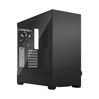 Abbildung von Fractal Design Pop Silent Black Tempered Glass Clear Tint Bitumen Panel and Sound dampening Foam TG Side Three 120 mm Aspect 12 Fans Included ATX Mid Tower PC Case