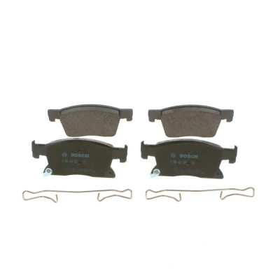 Abbildung von BOSCH 0 986 424 329 Bremsbelagsatz Low Metallic mit integriertem Verschleißsensor OPEL: Astra K Hatchback, Sports Tourer