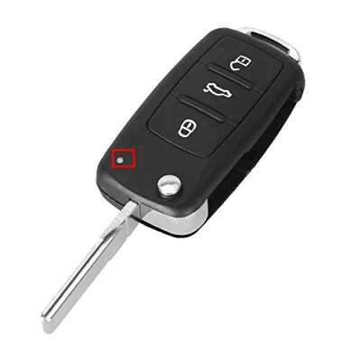 Abbildung von Schlüssel für VW Polo 5 Golf Passat Jetta Beetle Scirocco EOS Touran Caddy Sharan t5 Tiguan Skoda Citigo Fabia Seat Ibiza Leon Altea 3 Tasten Fernbedienung