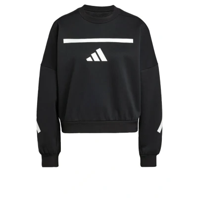 Abbildung von adidas Sportswear Sweatshirt Black white, Damen, Größe: XXS, white