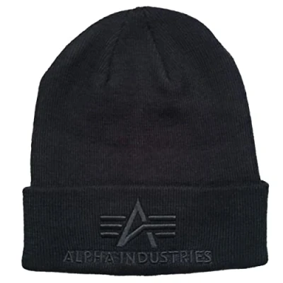 Abbildung von Alpha Industries Mütze, Größe: One Size, Schwarz