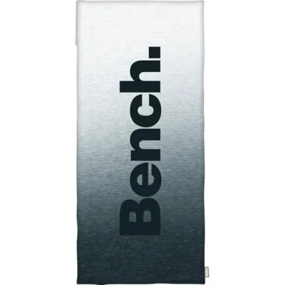 Abbildung von Bench Sport und Fitnesstuch, Modern Opposite, ca. 50x110 cm + 15 Flap, 100% Polyester, Rückseite mit Überzug für Fitnessgeräte, Integrierte Reißverschlusstasche, Grau/Schwarz, Art.Nr.: 6912603547