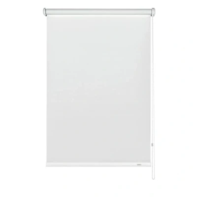 Abbildung von Gardinia Seitenzug Rollo zum Abdunkeln, Decken , Wand oder Nischenmontage, Lichtundurchlässig, Alle Montage Teile inklusive, Weiß, 112 x 180 cm (BxH), 6390112180