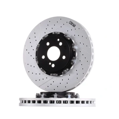 Abbildung von BREMBO TWO PIECE FLOATING DISCS LINE 09.9764.23 Bremsscheibe MERCEDES BENZ: E Class Saloon, C T modell