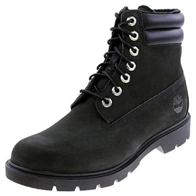 Abbildung von Timberland Herren 6 Inch Basic WL WR Stiefel, Black Nubuck, 44 EU