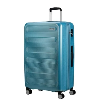 Abbildung von American Tourister Astrobeam Spinner L, Expandable Suitcase, 77 cm, 97/110 Blue (ICY Aqua)
