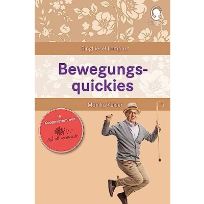 Abbildung von Bewegungsquickies. Beschäftigung und Gedächtnistraining für Senioren mit Demenz. Beliebt bewährt bei