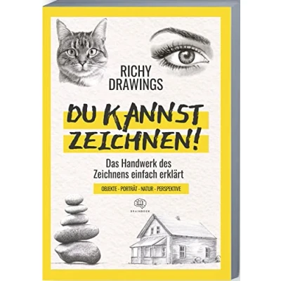 Abbildung von DU KANNST ZEICHNEN!: zeichnen lernen schnell und einfach. Portraits, Objekte, Landschaft, Tiere Perspektive (inkl. Videos): Das ... Natur (Zeichnen leicht gemacht)
