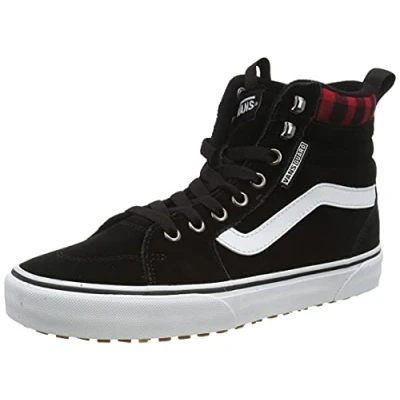 Abbildung von Vans Herren Filmore Hi Vansguard Sneaker, Suede Black Red Plaid, 40 EU