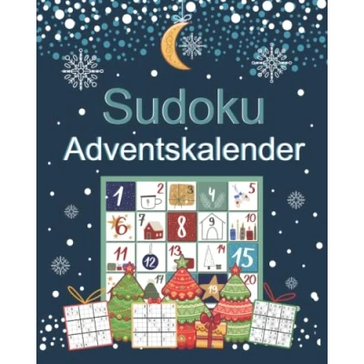Abbildung von Sudoku Adventskalender: Rätsel Adventskalender mit 200 in 3 Schwierigkeitsstufen von leicht bis schwer Skandinavische weihnachtliche Motive